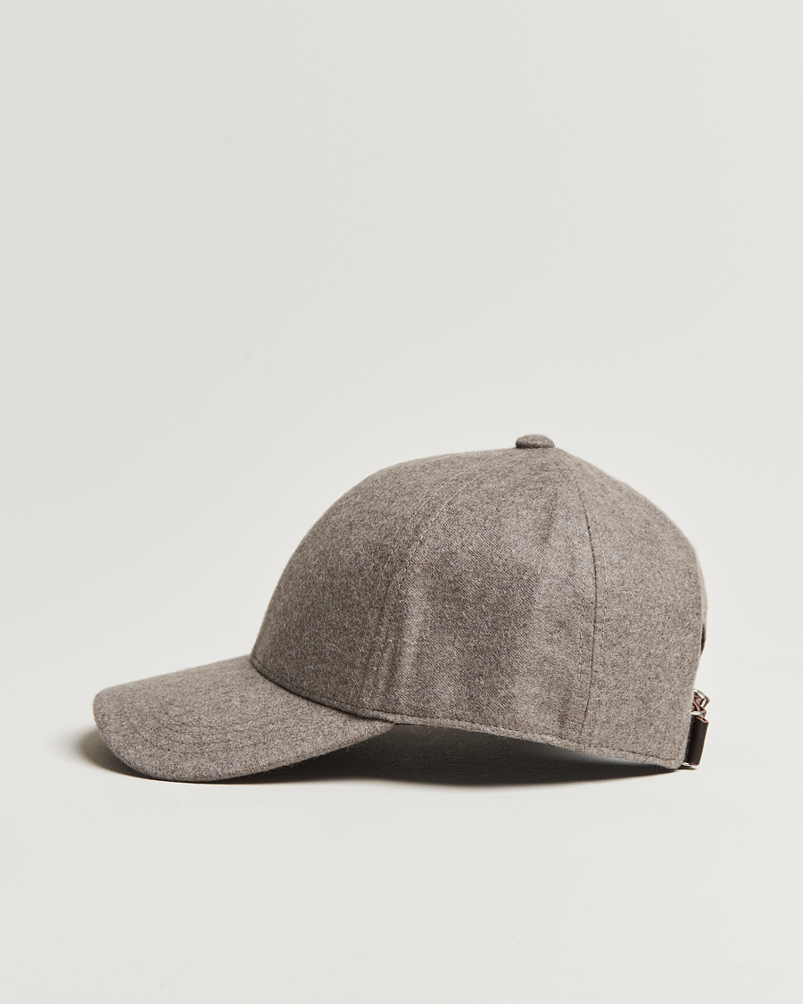 Uomini | Varsity Headwear | Varsity Headwear | Cashmere Baseball Cap Marble Beige