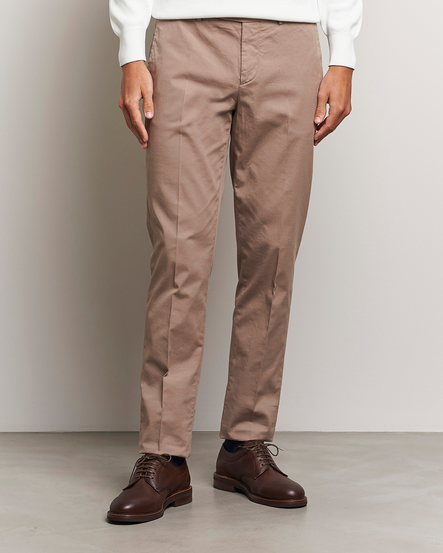 Uomini | Brunello Cucinelli | Brunello Cucinelli | Slim Fit Chinos Khaki