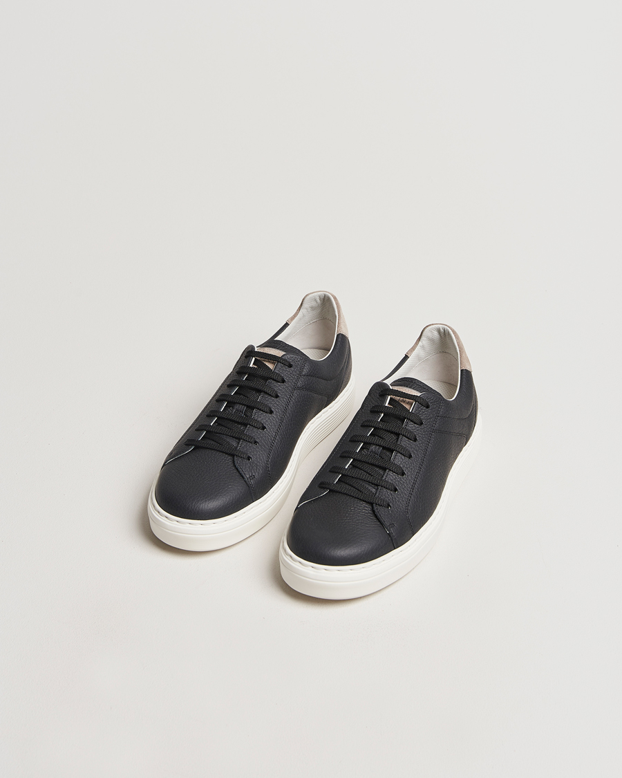 Uomini | Luxury Classics | Brunello Cucinelli | Classic Sneaker Black Calf