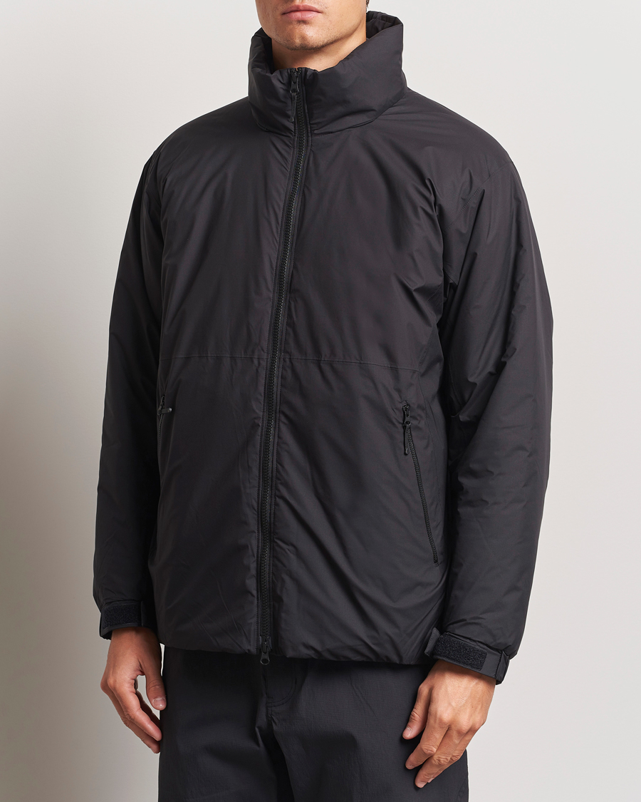 Uomini | Giacche da esterno | Goldwin | GORE-TEX Windstopper Puffy Jacket Black