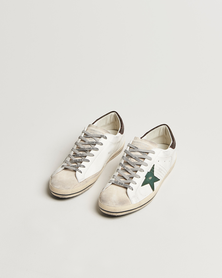 Uomini | Scarpe | Golden Goose | Super-Star Sneakers White/Green