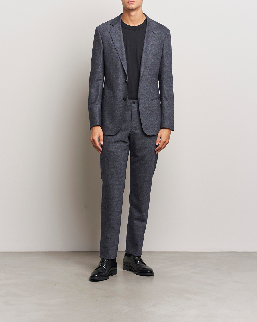 Uomini | Giorgio Armani | Giorgio Armani | Soho Wool/Cashmere Flannel Suit Navy Melange