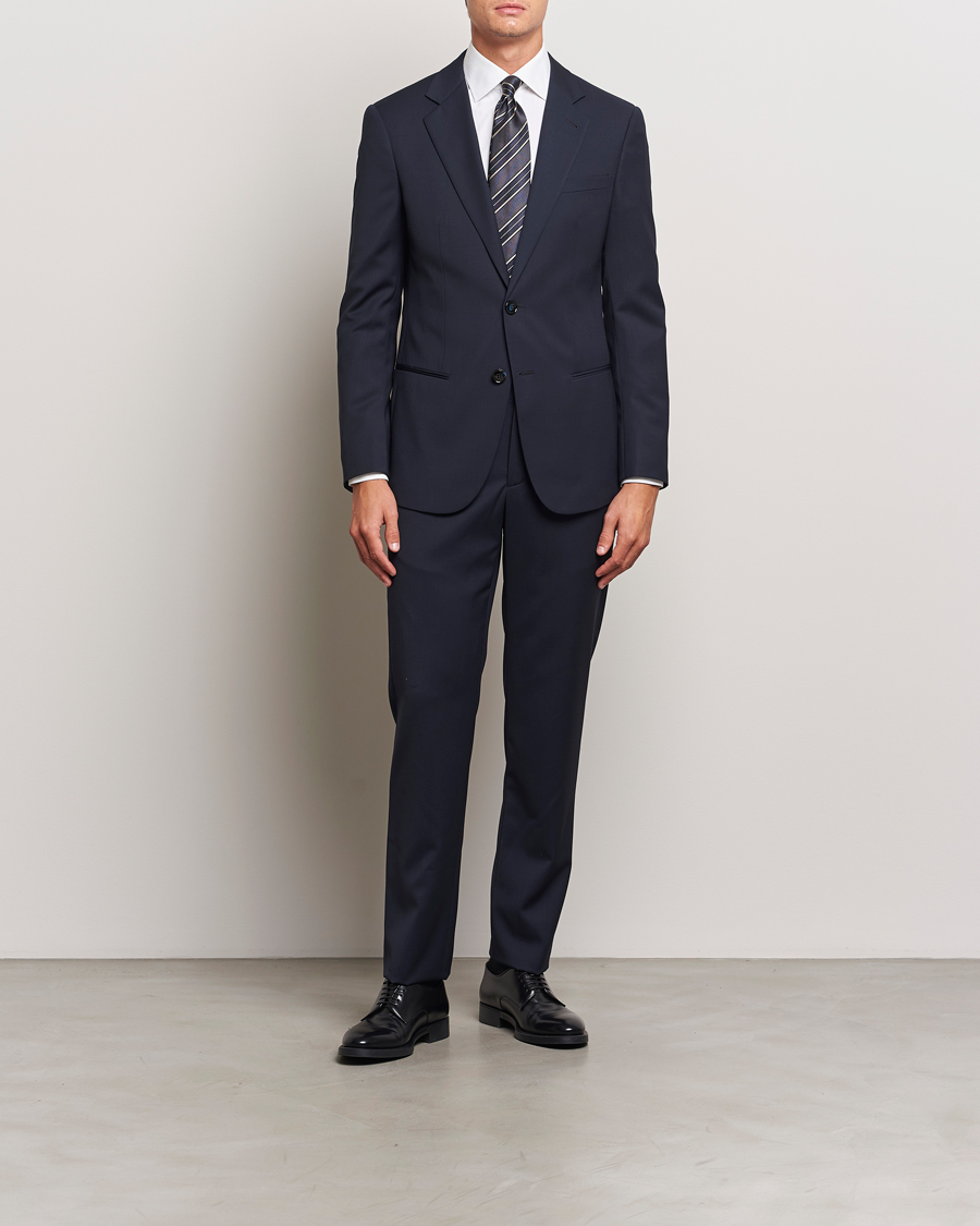 Uomini | Abiti a due pezzi | Giorgio Armani | Soho Virgin Wool Suit Navy