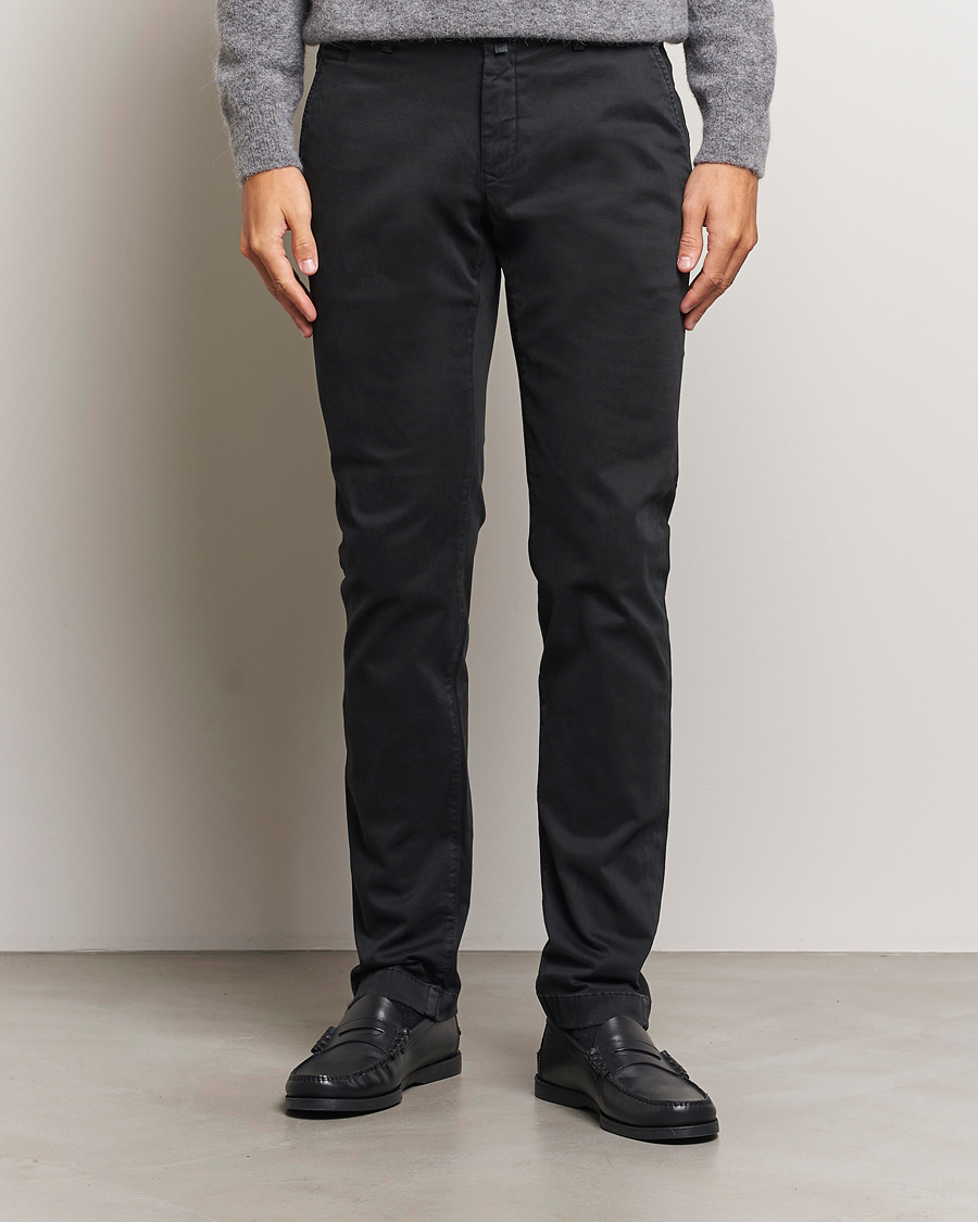 Uomini | Italian Department | Jacob Cohën | Bobby Cotton Chinos Black