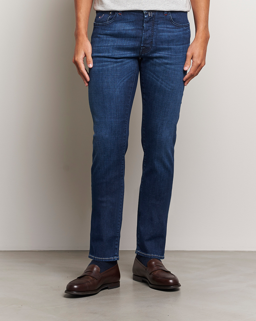 Uomini | Italian Department | Jacob Cohën | Bard Paris Slim Fit Stretch Jeans Blue