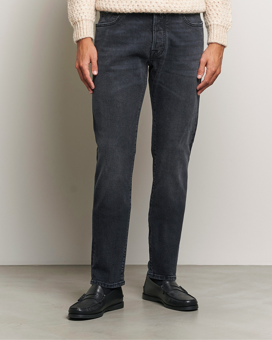 Uomini | Italian Department | Jacob Cohën | Bard Slim Fit Streatch Jeans Grey