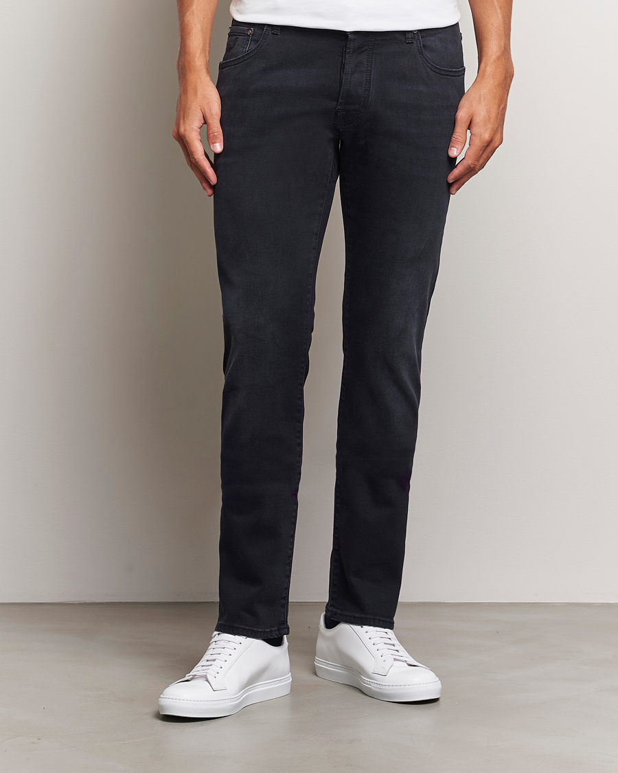 Uomini | Italian Department | Jacob Cohën | Nick Slim Fit Stretch Jeans Grey