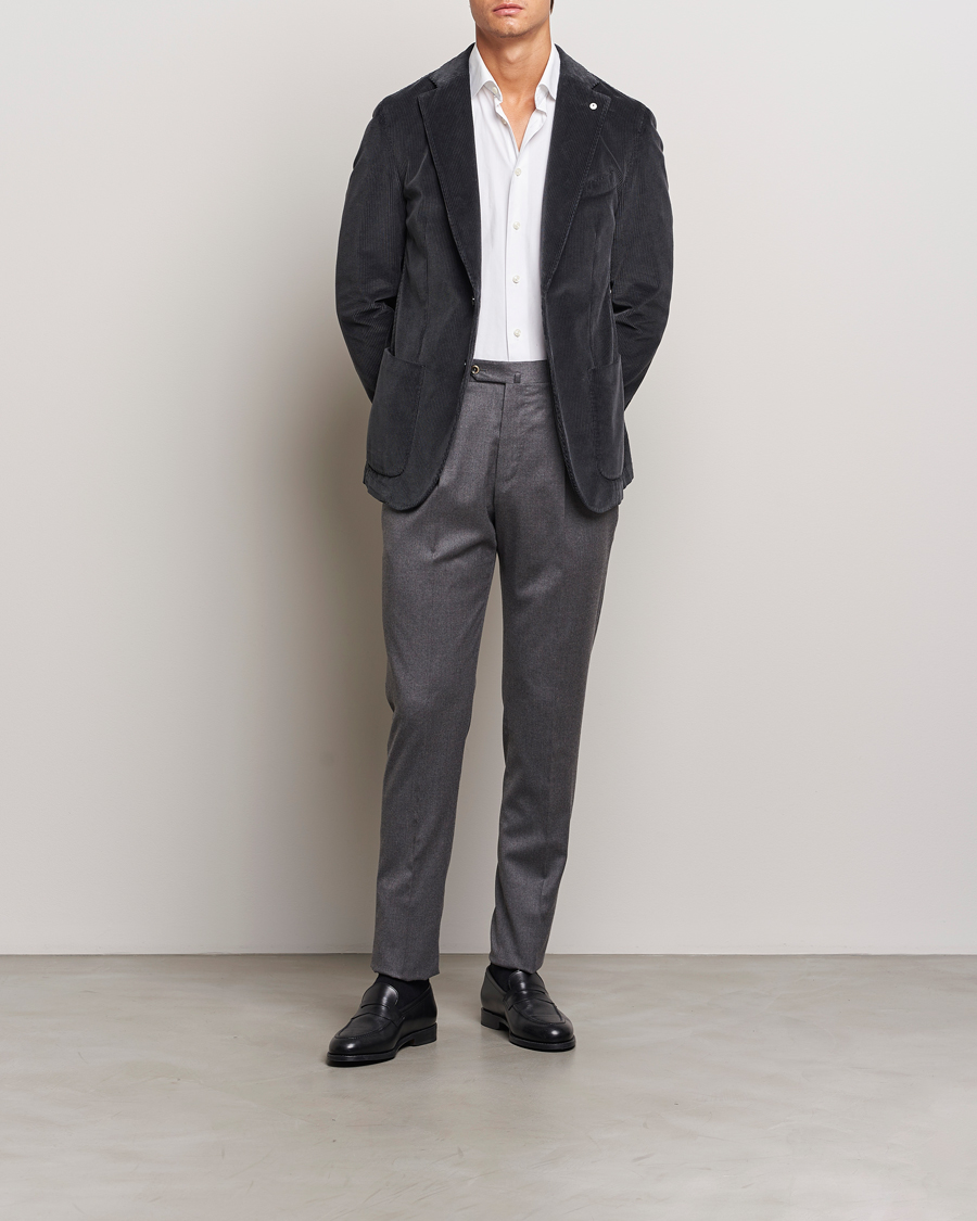Uomini | Blazers | L.B.M. 1911 | Jack Corduroy Blazer Grey