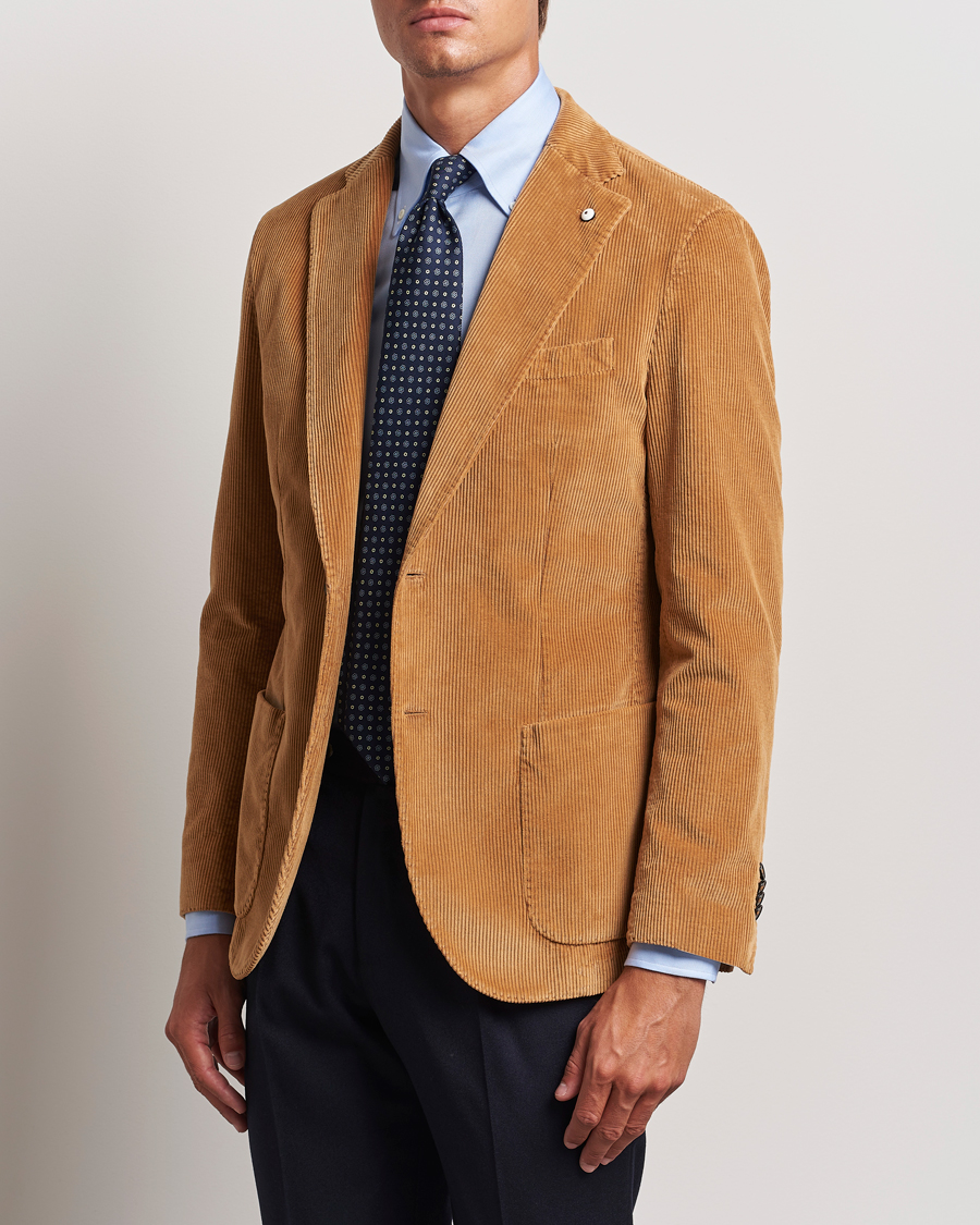 Uomini | Blazers | L.B.M. 1911 | Jack Corduroy Blazer Light Brown