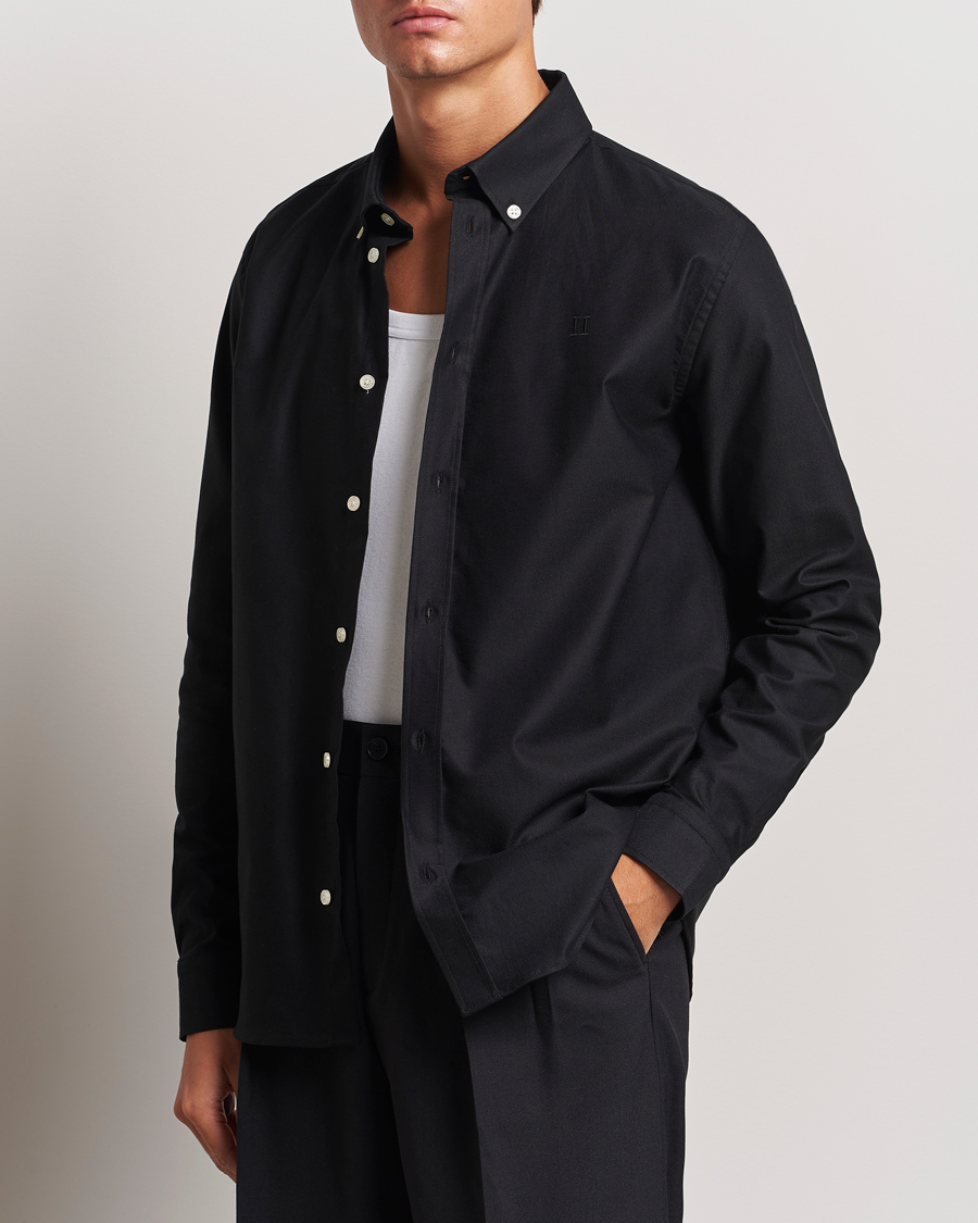 Uomini | LES DEUX | LES DEUX | Konrad Oxford Shirt Black