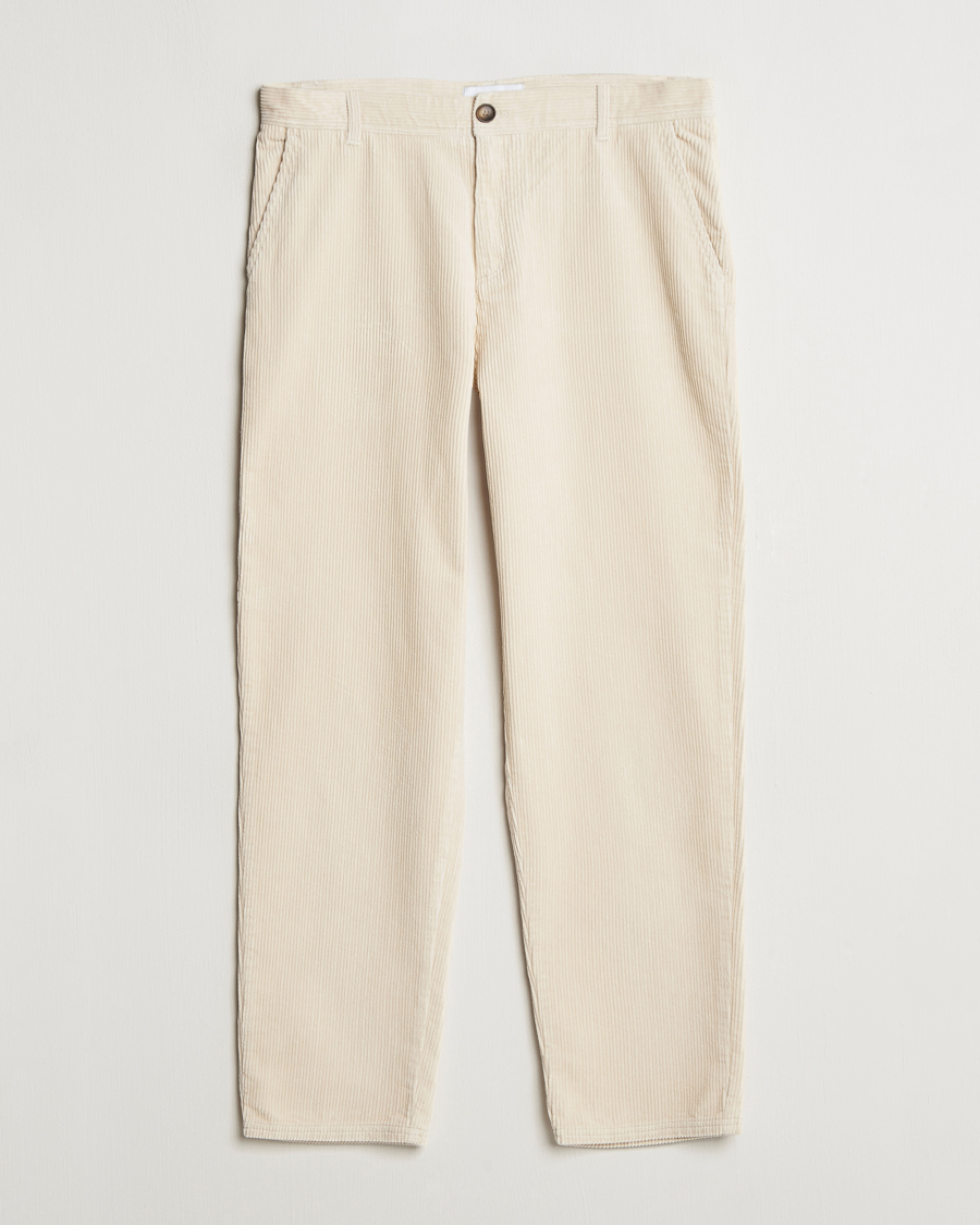 Uomini | Pantaloni | LES DEUX | Kody Heavy Corduroy Pants Ivory