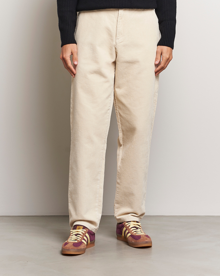 Uomini | Pantaloni | LES DEUX | Kody Heavy Corduroy Pants Ivory