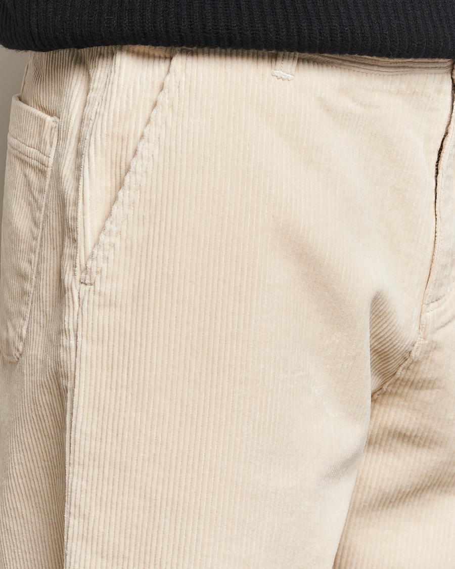 Uomini | Pantaloni | LES DEUX | Kody Heavy Corduroy Pants Ivory