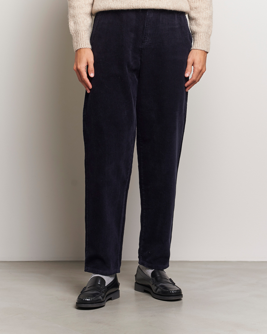 Uomini |  | LES DEUX | Kody Heavy Corduroy Pants Dark Navy