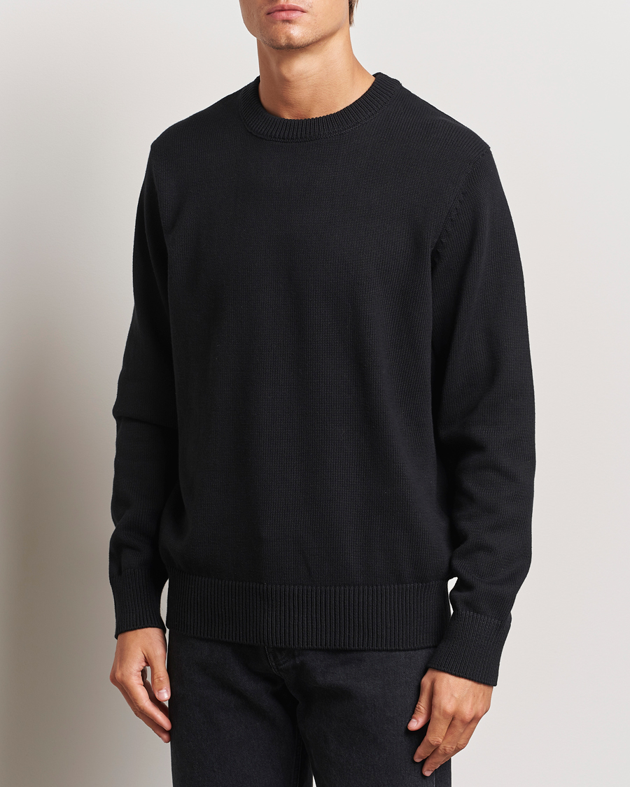 Uomini | LES DEUX | LES DEUX | Gary Cotton Knit 2.0 Black