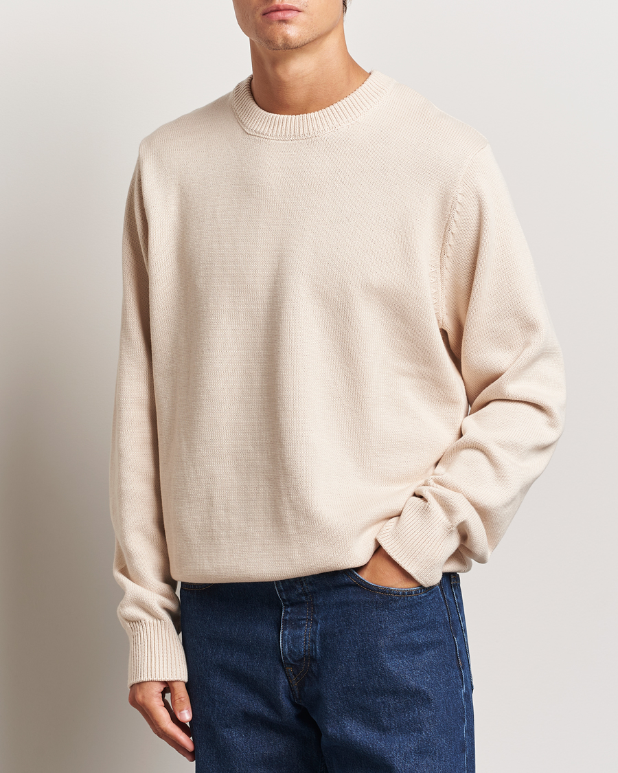 Uomini |  | LES DEUX | Gary Cotton Knit 2.0 Ivory