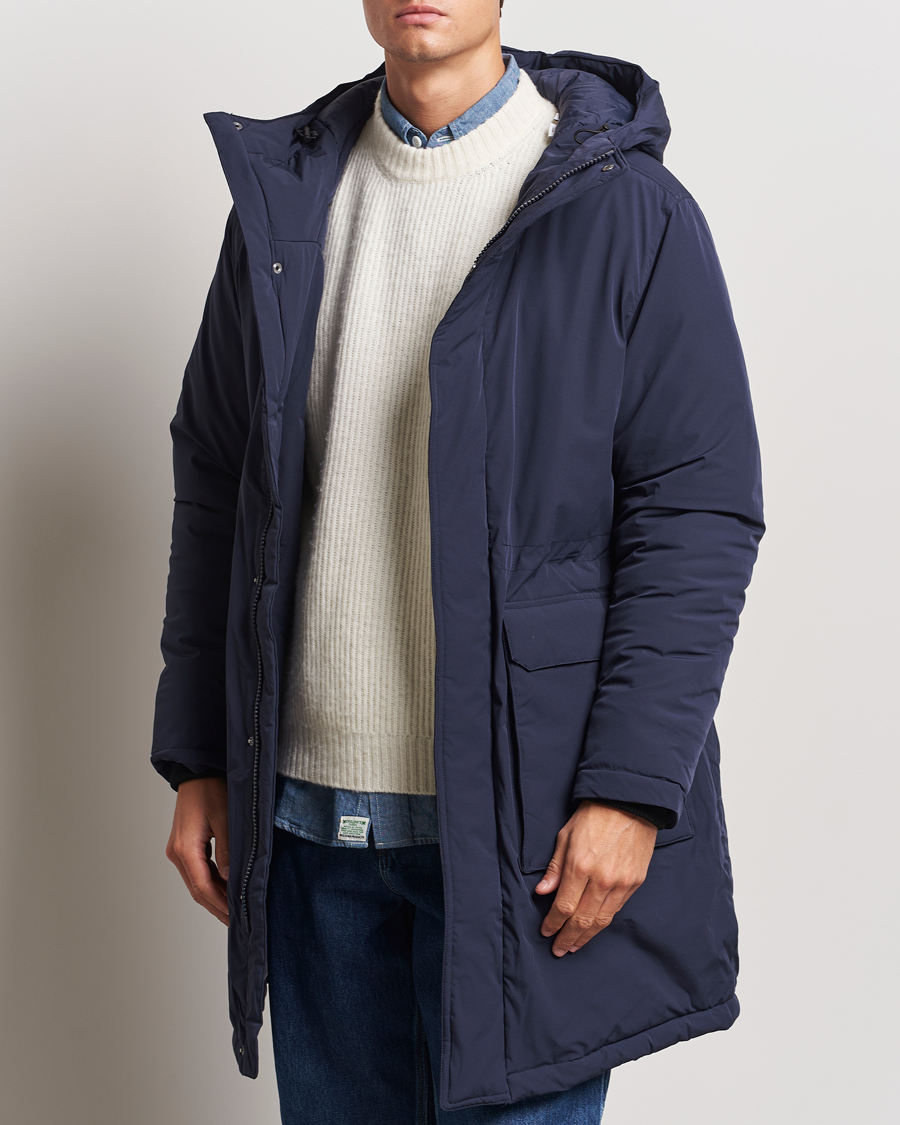 Uomini |  | LES DEUX | Channing Padded Parka Coat Dark Navy