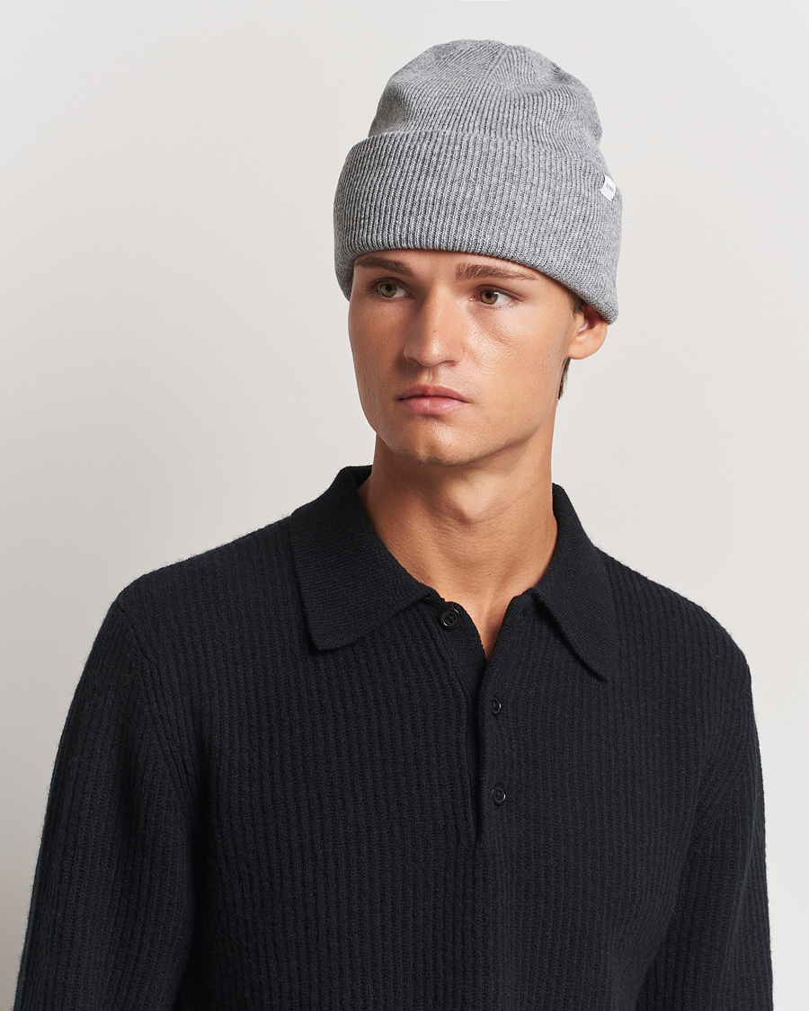 Uomini |  | LES DEUX | Wayne Wool Beanie Grey Melange