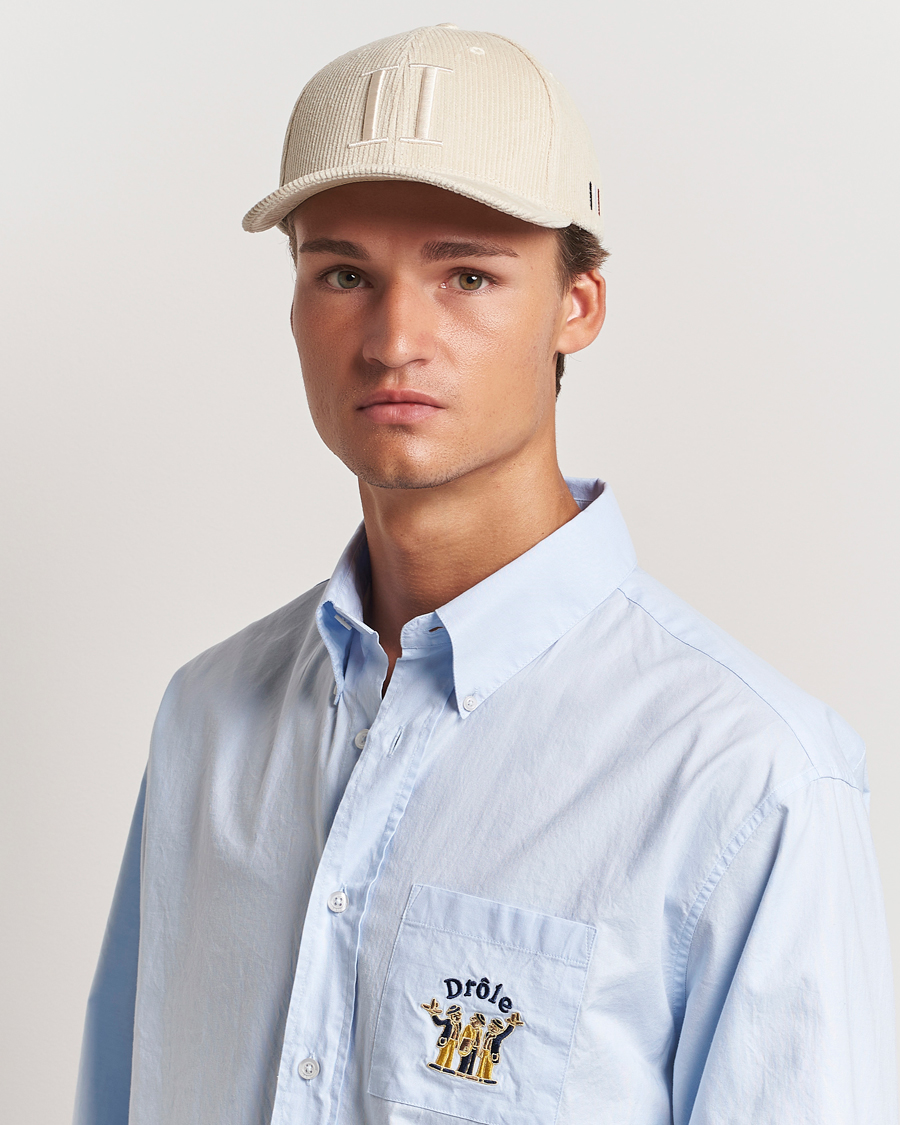 Uomini | Accessori | LES DEUX | Encore Corduroy Baseball Cap Light Desert Sand