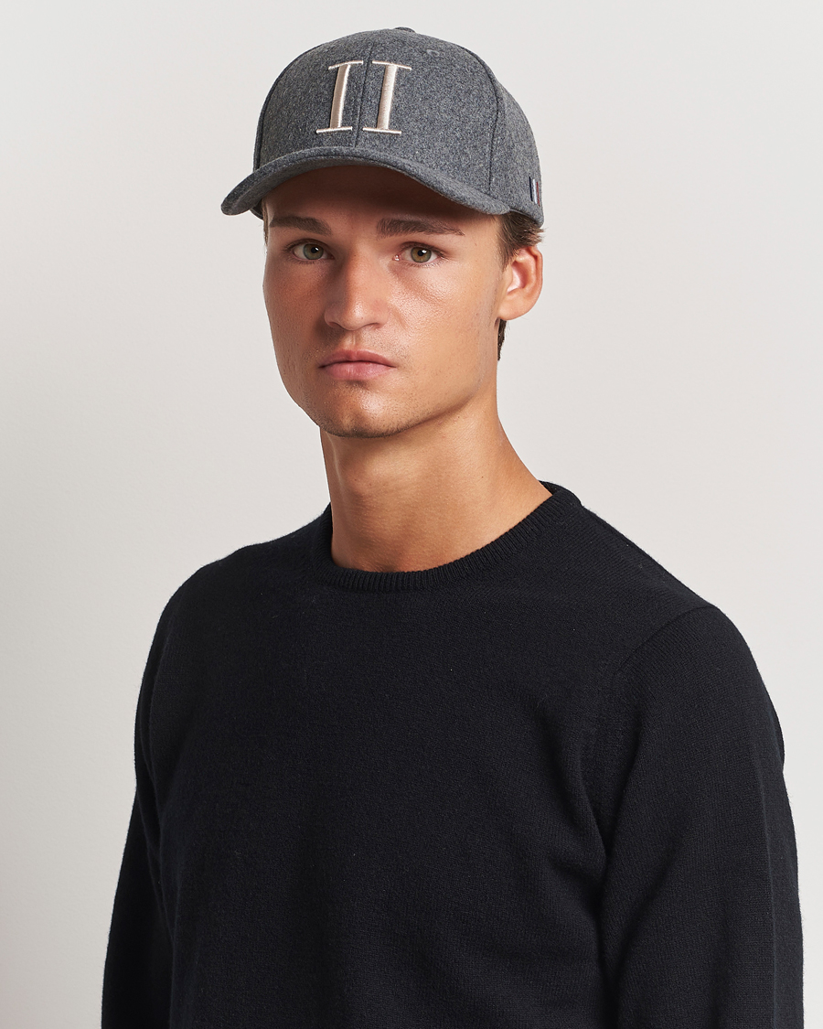 Uomini |  | LES DEUX | Encore Wool Baseball Cap Light Grey Melange