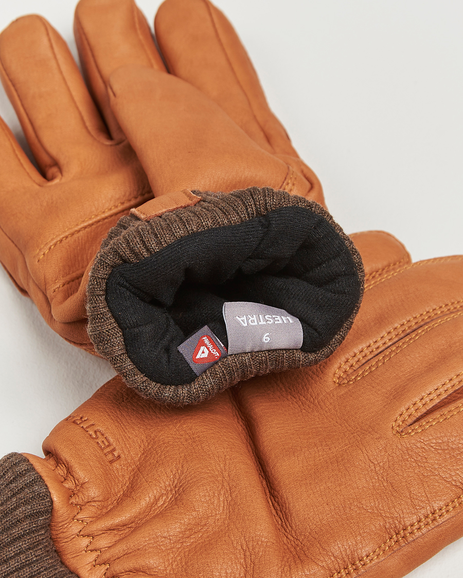 Uomini |  | Hestra | Tore Deerskin Primaloft Lined Glove Cork