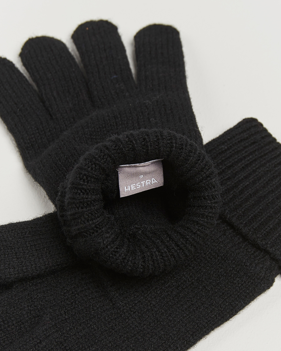 Uomini |  | Hestra | Raggwool Glove Black