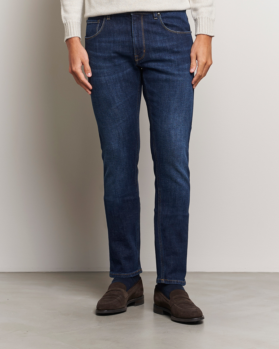 Uomini | Italian Department | PT01 | Slim Fit Jeans Dark Blue