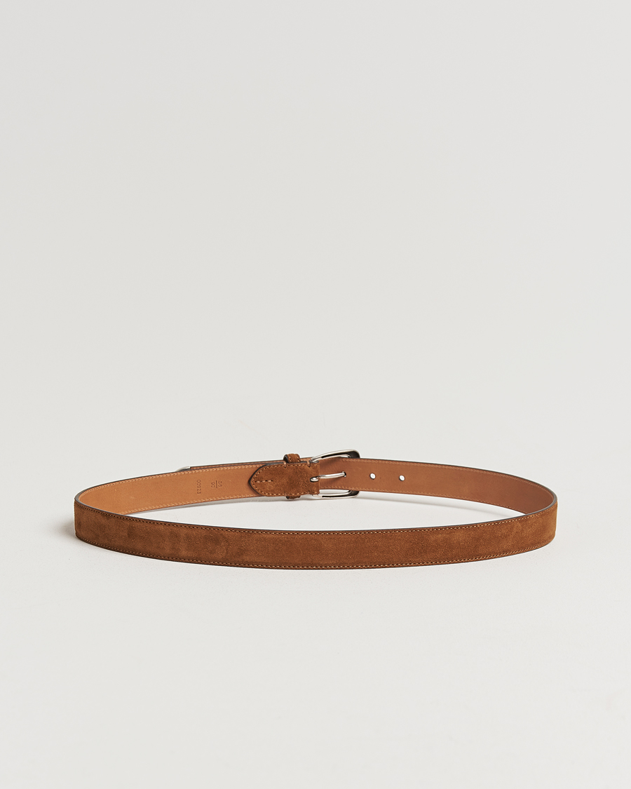 Uomini |  | Ralph Lauren Purple Label | Western Belt Brown Suede