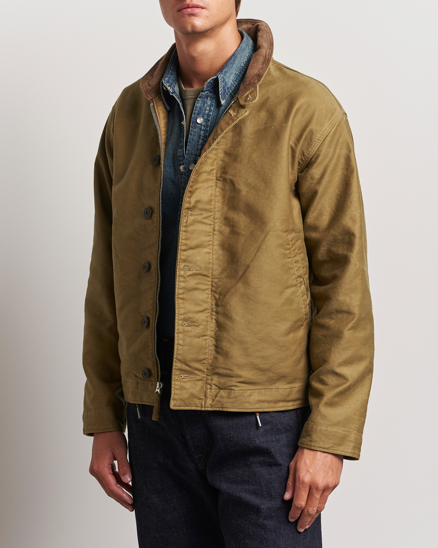 Uomini | Giacche leggere | RRL | Bower Deck Jacket Khaki