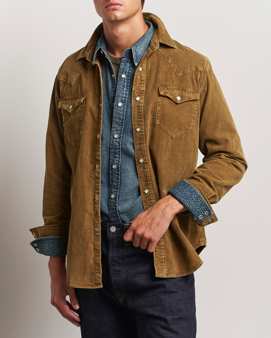 Uomini | Abbigliamento | RRL | Buffalo Western Shirt Faded Tan