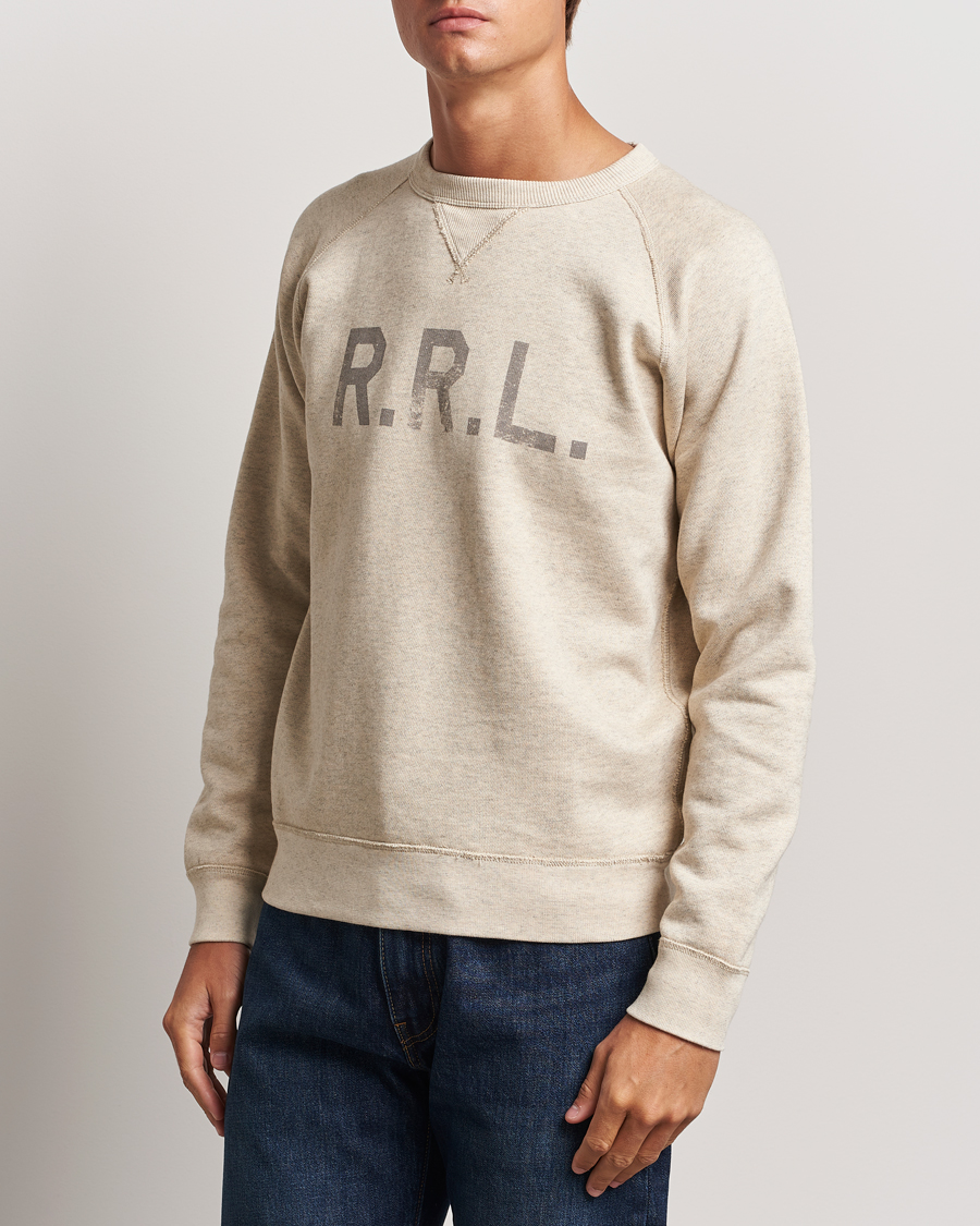 Uomini | Abbigliamento | RRL | Raglan Sleeve Sweatshirt Oatmeal Heather