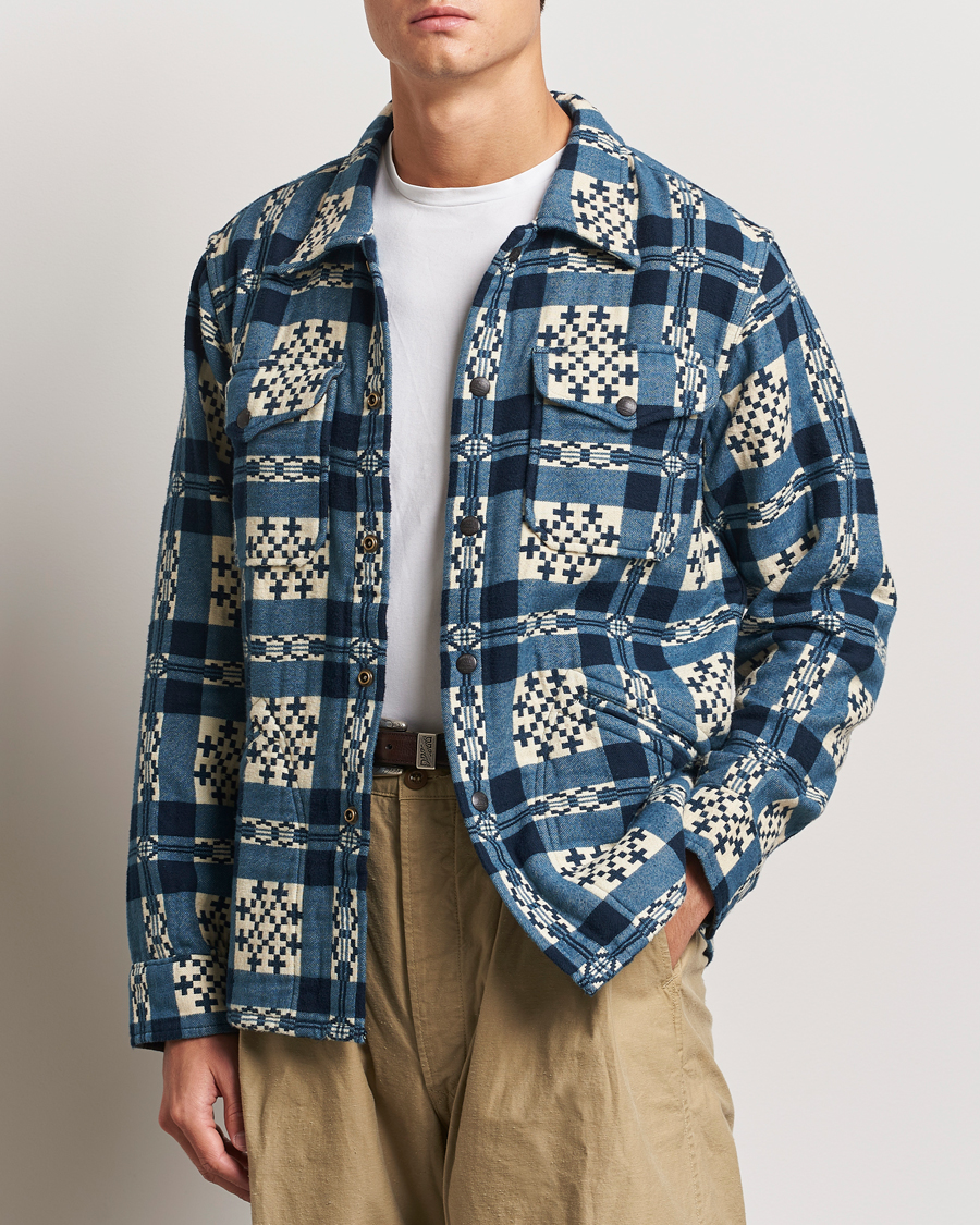 Uomini |  | RRL | Brown Bear Plaid Shirt Cream/Navy