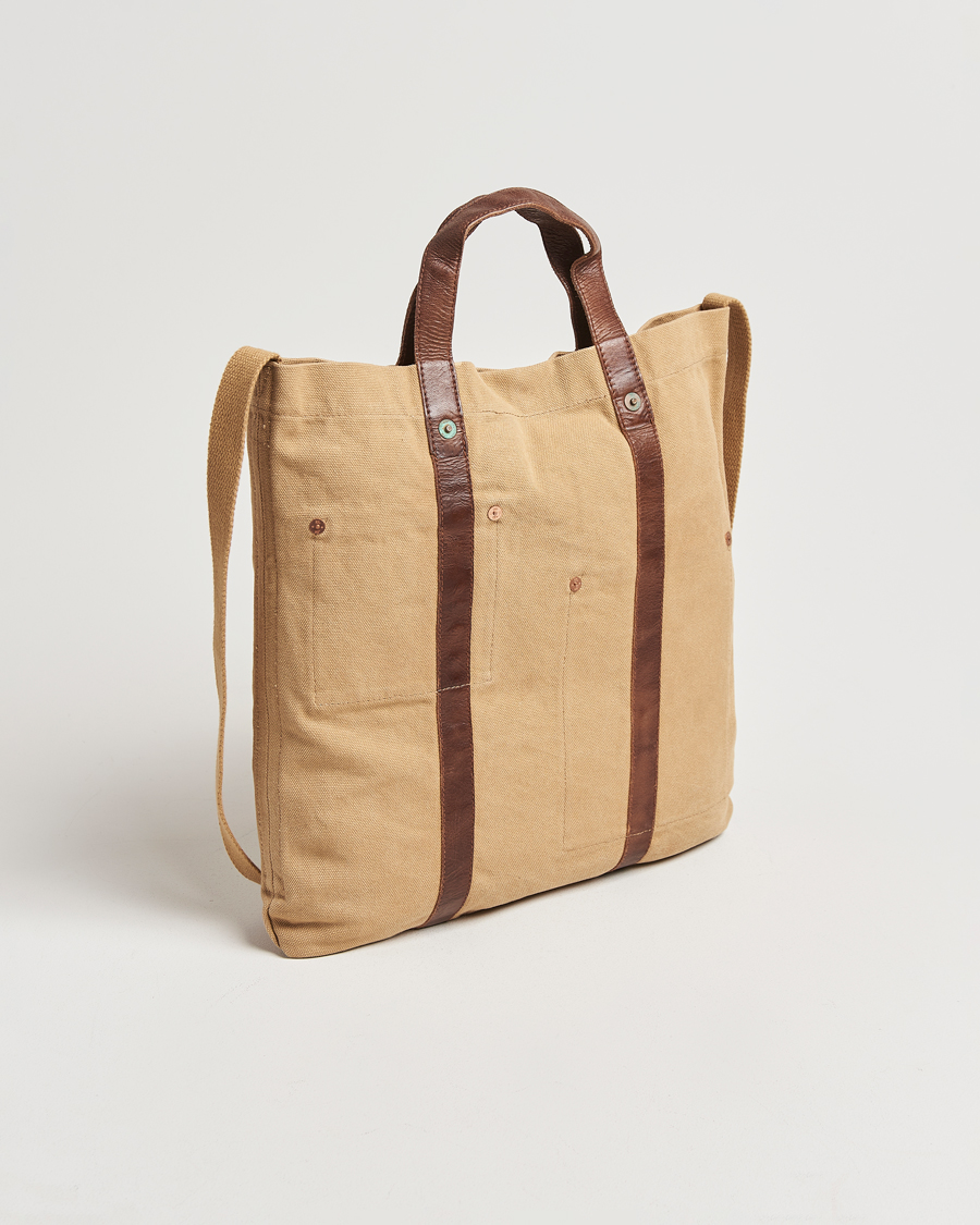 Uomini |  | RRL | Harley Canvas Tote Bag Khaki