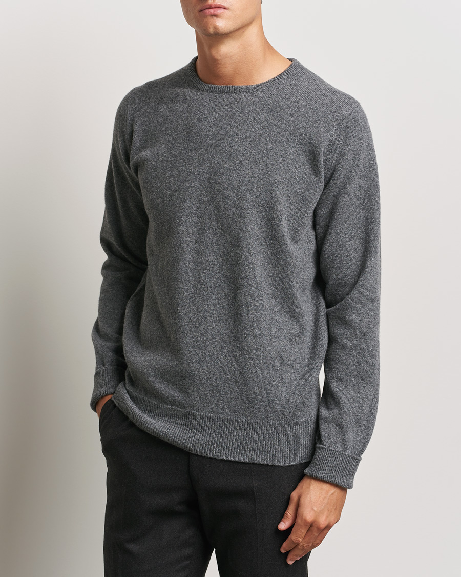 Uomini | Maglieria | William Lockie | Rob Lambswool Crewneck Cliff