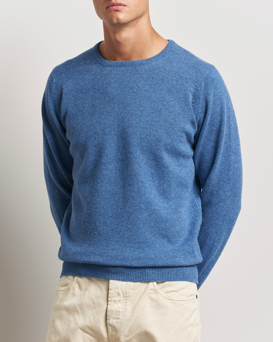 Uomini | Maglieria | William Lockie | Rob Lambswool Crewneck Jeans