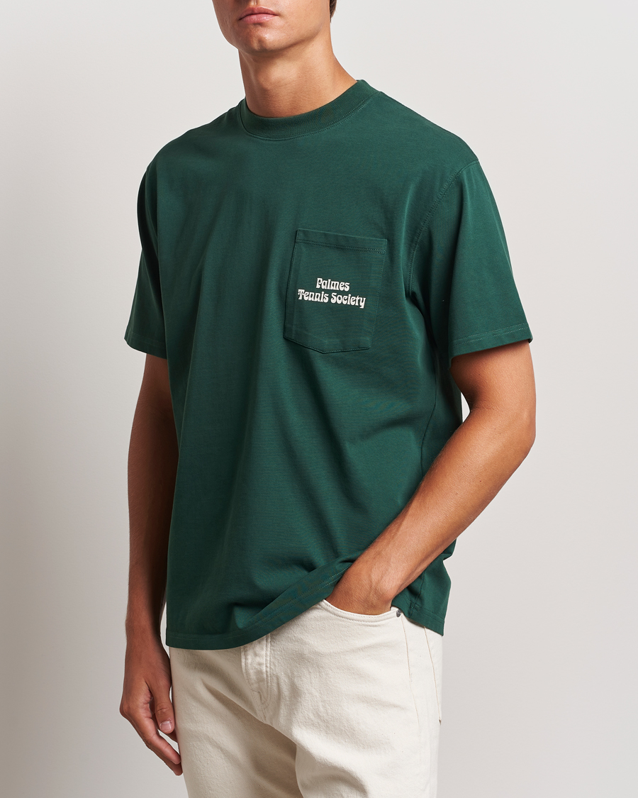 Uomini |  | Palmes | Fifth Pocket T-Shirt Dark Green