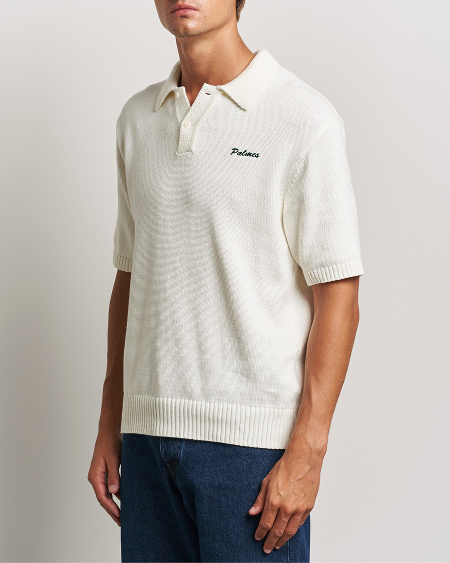 Uomini | Palmes | Palmes | Marco Knit Polo Off White