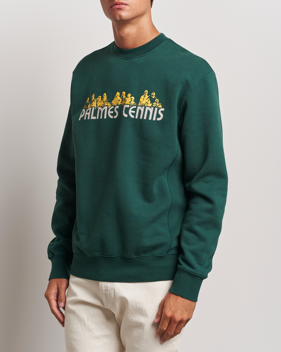 Uomini |  | Palmes | Entou Crewneck Sweatshirt Dark Green