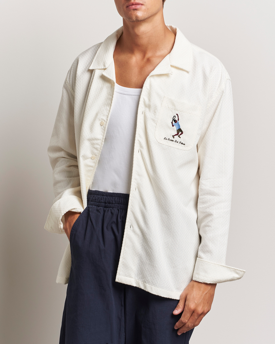 Uomini | An overshirt occasion | Palmes | Societa Structured Shirt Off White