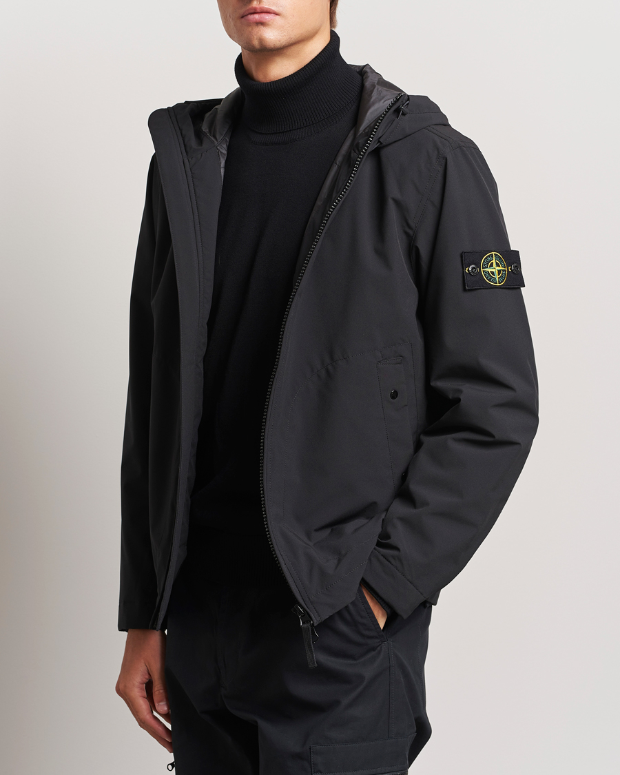 Uomini | Giacche in piumino leggero | Stone Island | Soft Shell Primaloft Padded Jacket Black