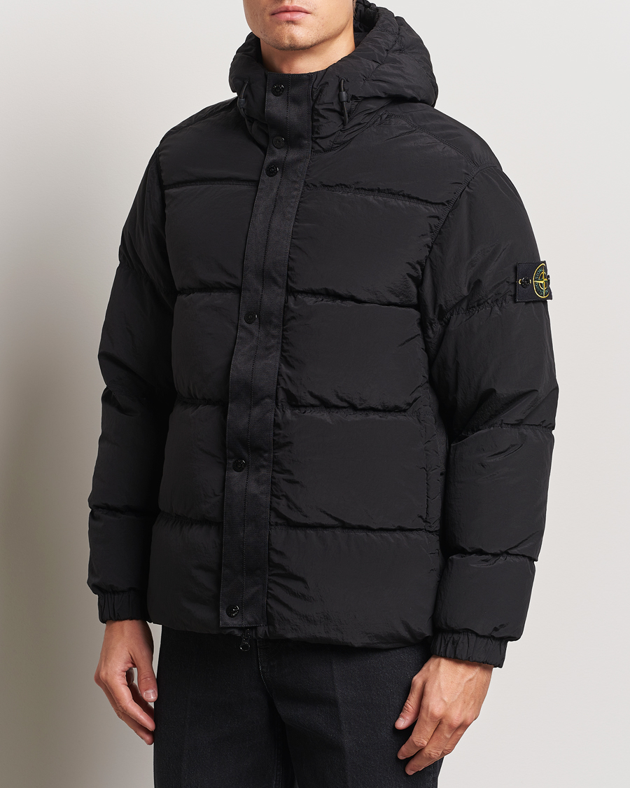 Uomini |  | Stone Island | Nylon Metal Down Jacket Black