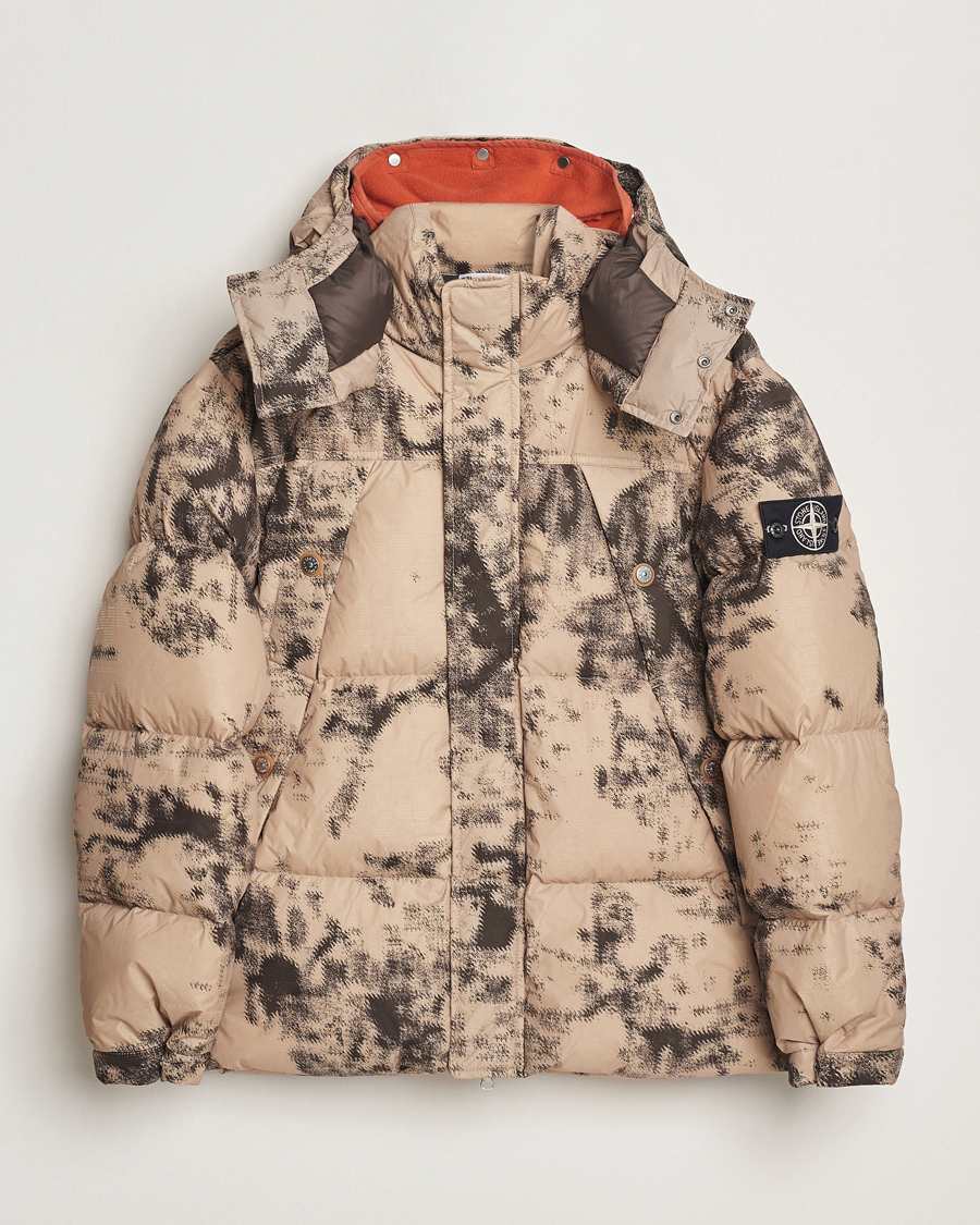 Uomini | Giacche | Stone Island | Thermo Sensitive Camo Down Jacket Dove Grey