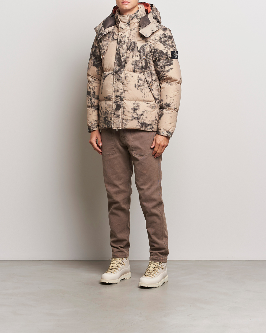 Uomini | Giacche | Stone Island | Thermo Sensitive Camo Down Jacket Dove Grey