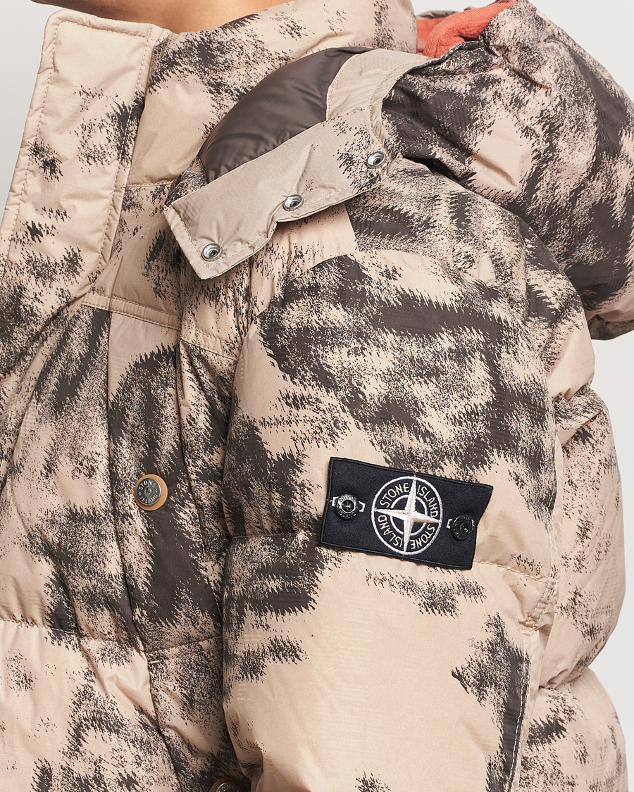 Uomini | Giacche | Stone Island | Thermo Sensitive Camo Down Jacket Dove Grey