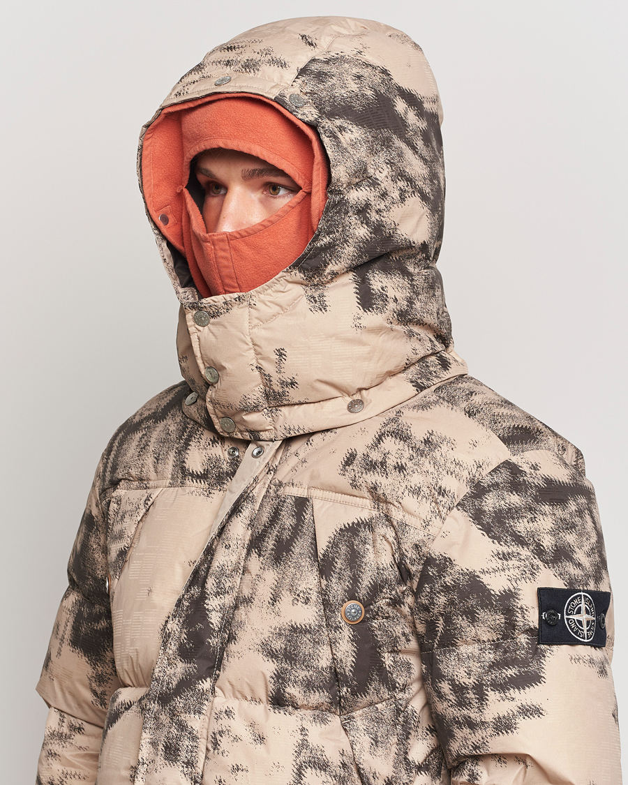 Uomini | Giacche | Stone Island | Thermo Sensitive Camo Down Jacket Dove Grey