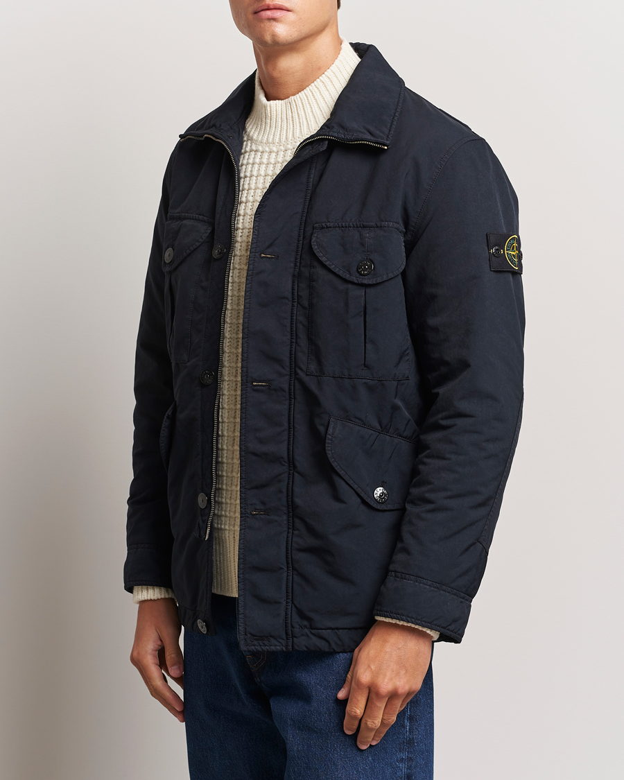 Uomini | Giacche da campo | Stone Island | David TC Field Jacket Navy Blue