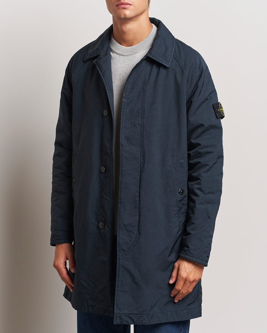 Uomini | Stone Island | Stone Island | David TC Coat Navy Blue