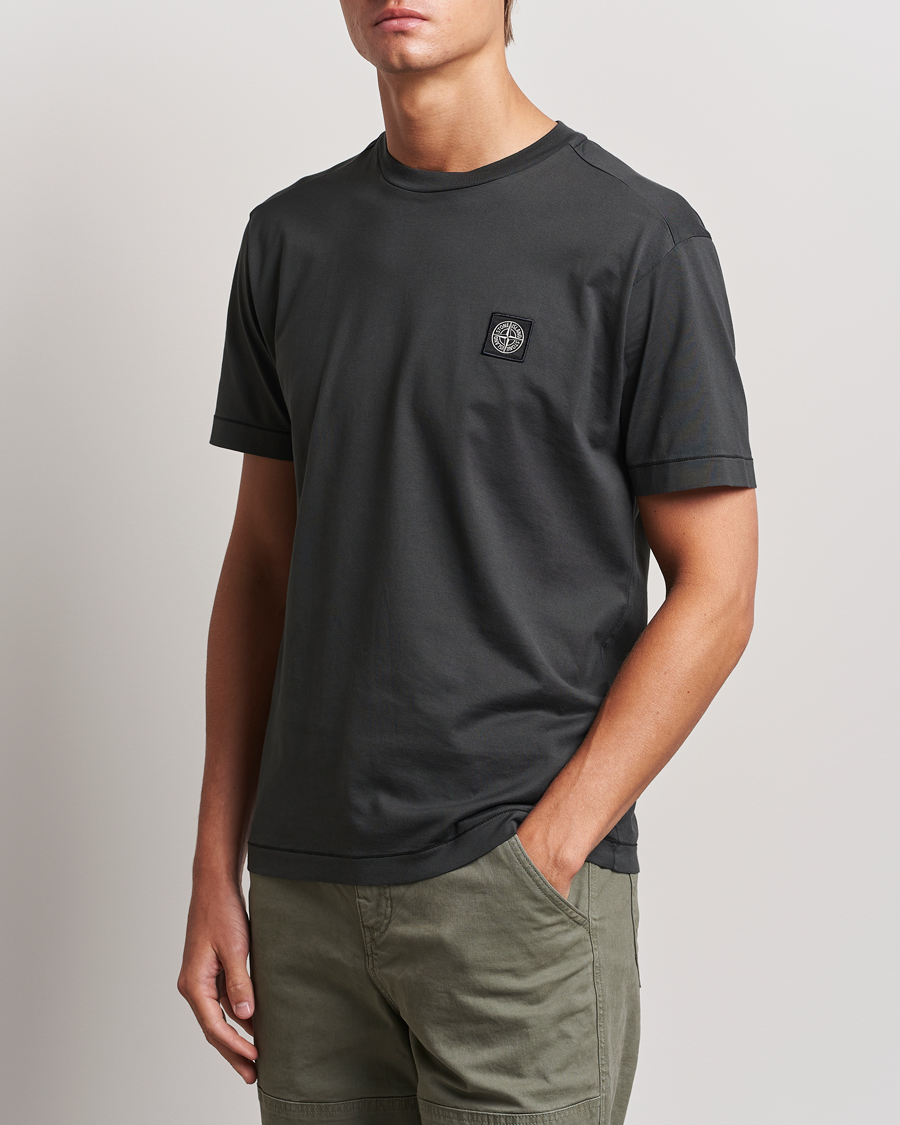 Uomini | Abbigliamento | Stone Island | Garment Dyed Jersey T-Shirt Lead