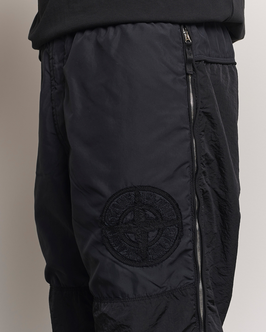 Uomini | Pantaloni | Stone Island | Washed Nylon Jogger Pants Black