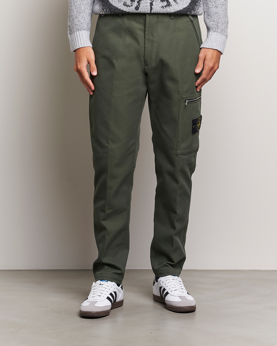 Uomini | Abbigliamento | Stone Island | Cotton Nylon Trousers Musk